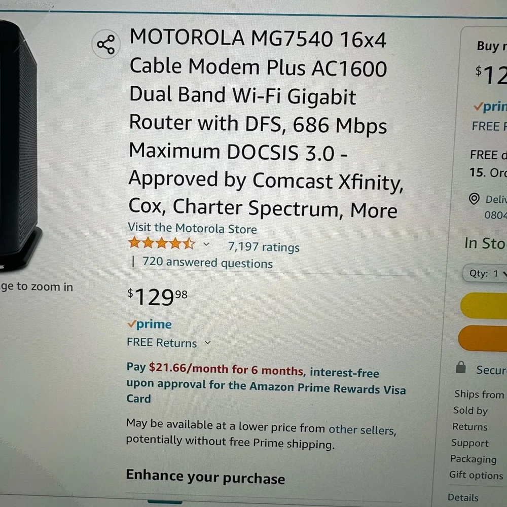 Motorola cable modem